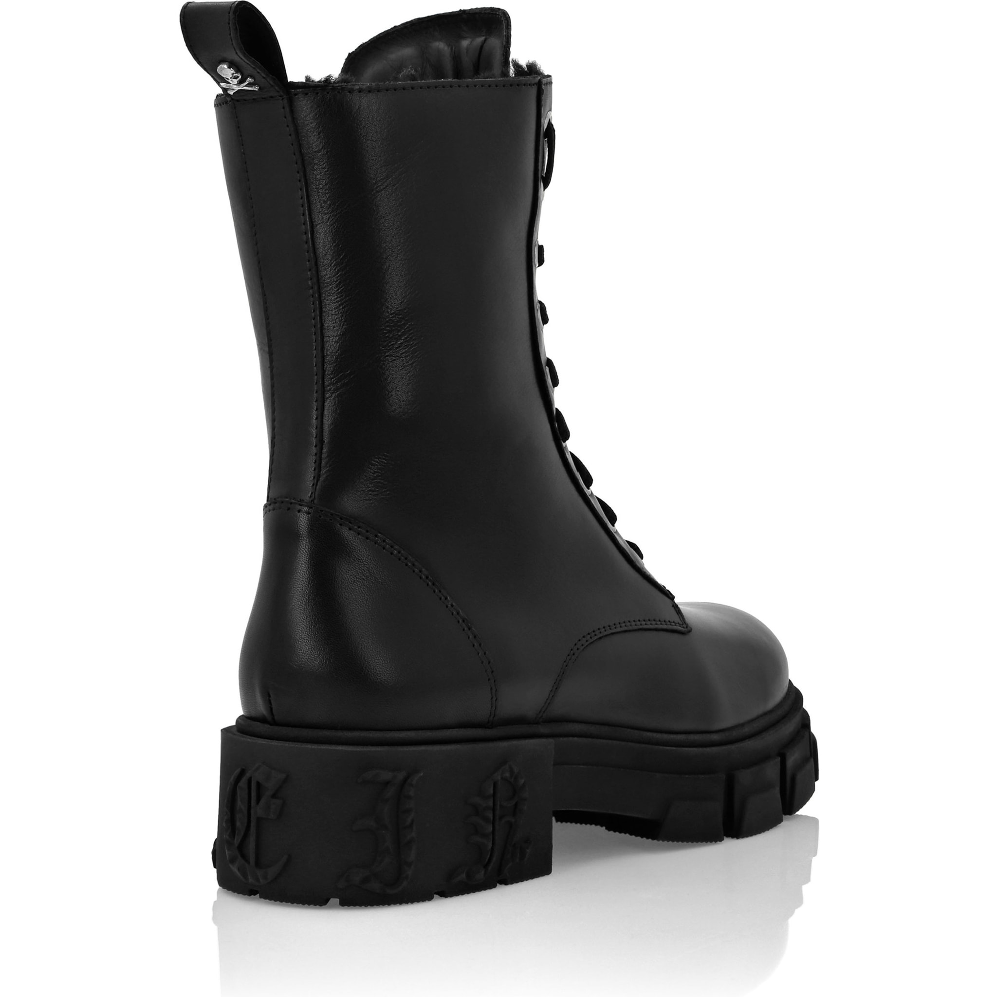 PHILIPP PLEIN Boots Mid Flat GOTHIC PLEIN