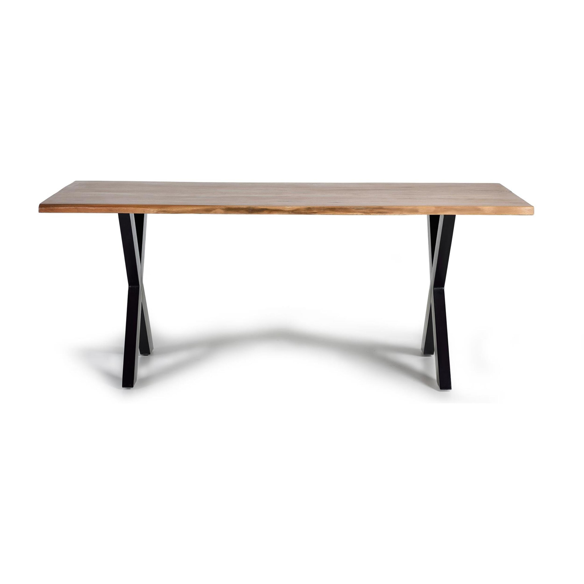 Mesa de comedor - madera de acacia y metal