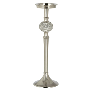 J-Line bougeoir Sur Pied Diamant - aluminium - argent - large