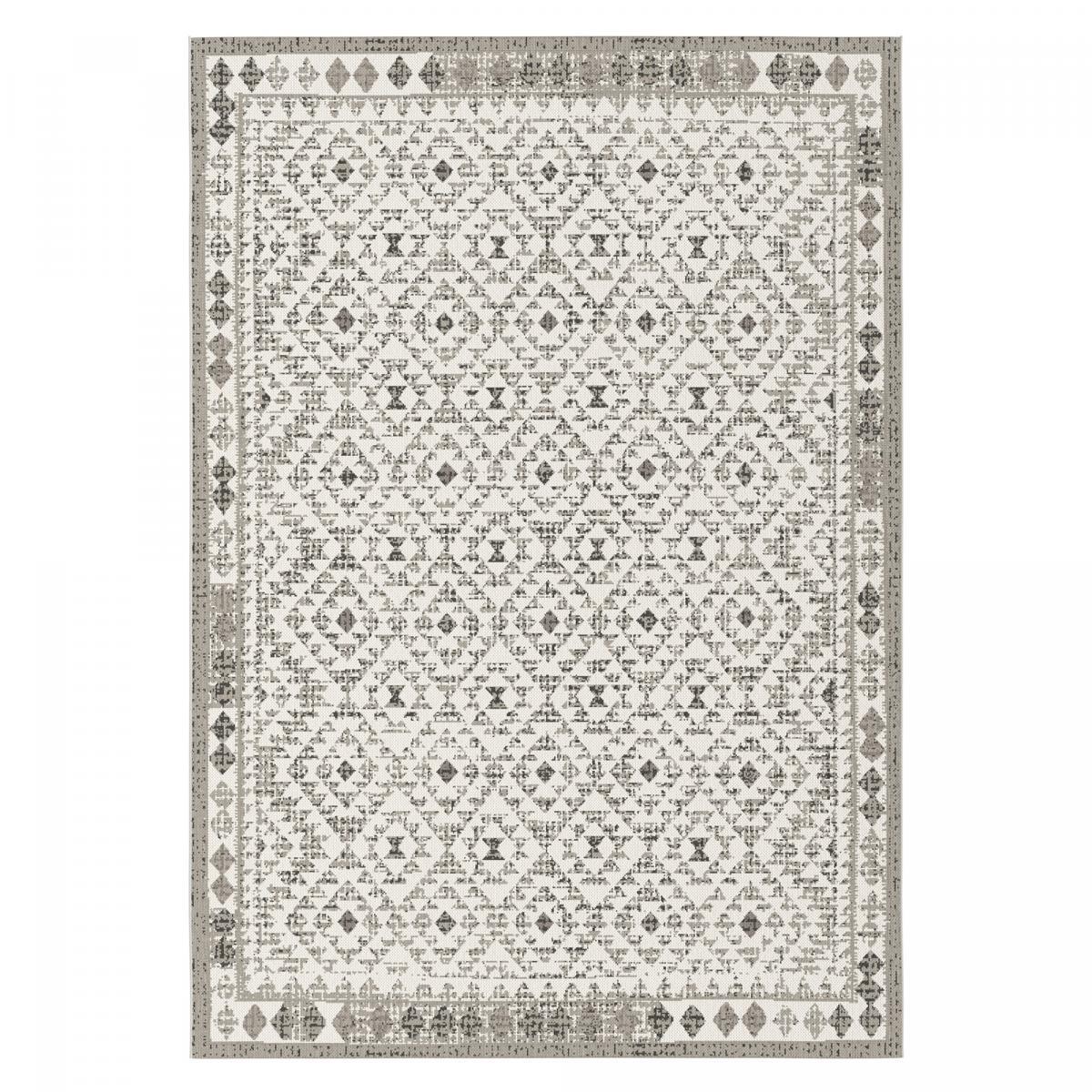 Tapis extérieur tissé kilim rectangle LEKU