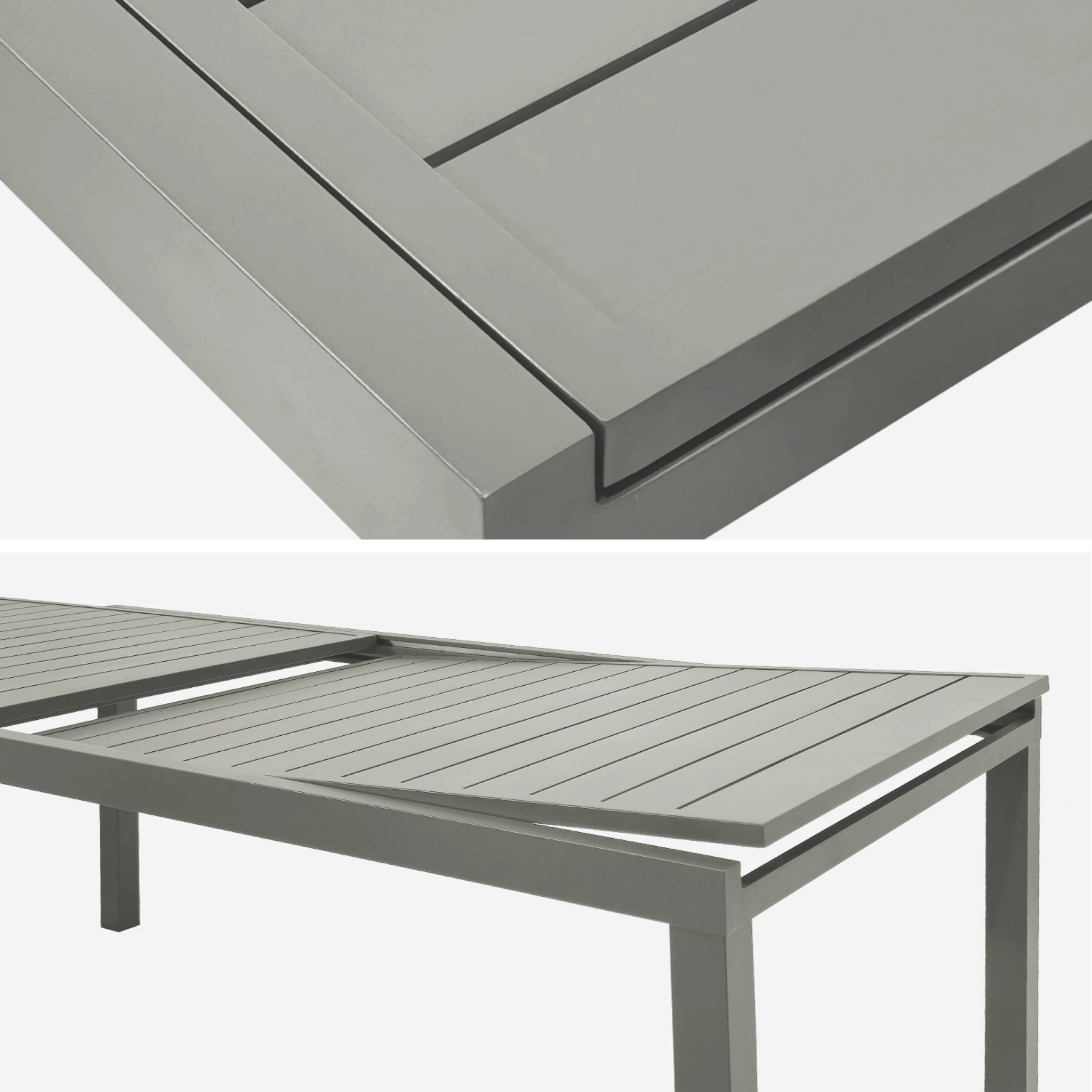 Table de jardin extensible aluminium 10-12 places ELORA