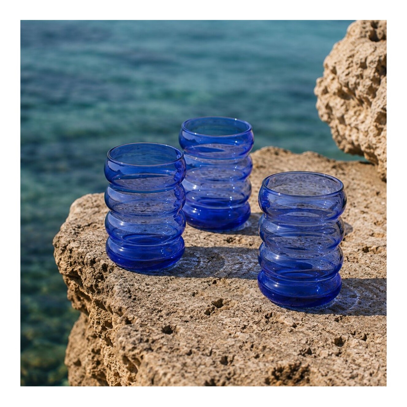 Lot de 6 verres, SANTORIN