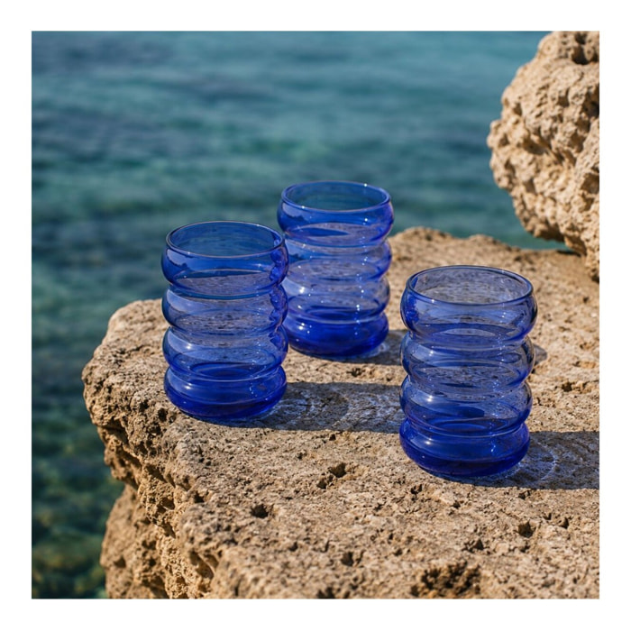 Lot de 6 verres, SANTORIN