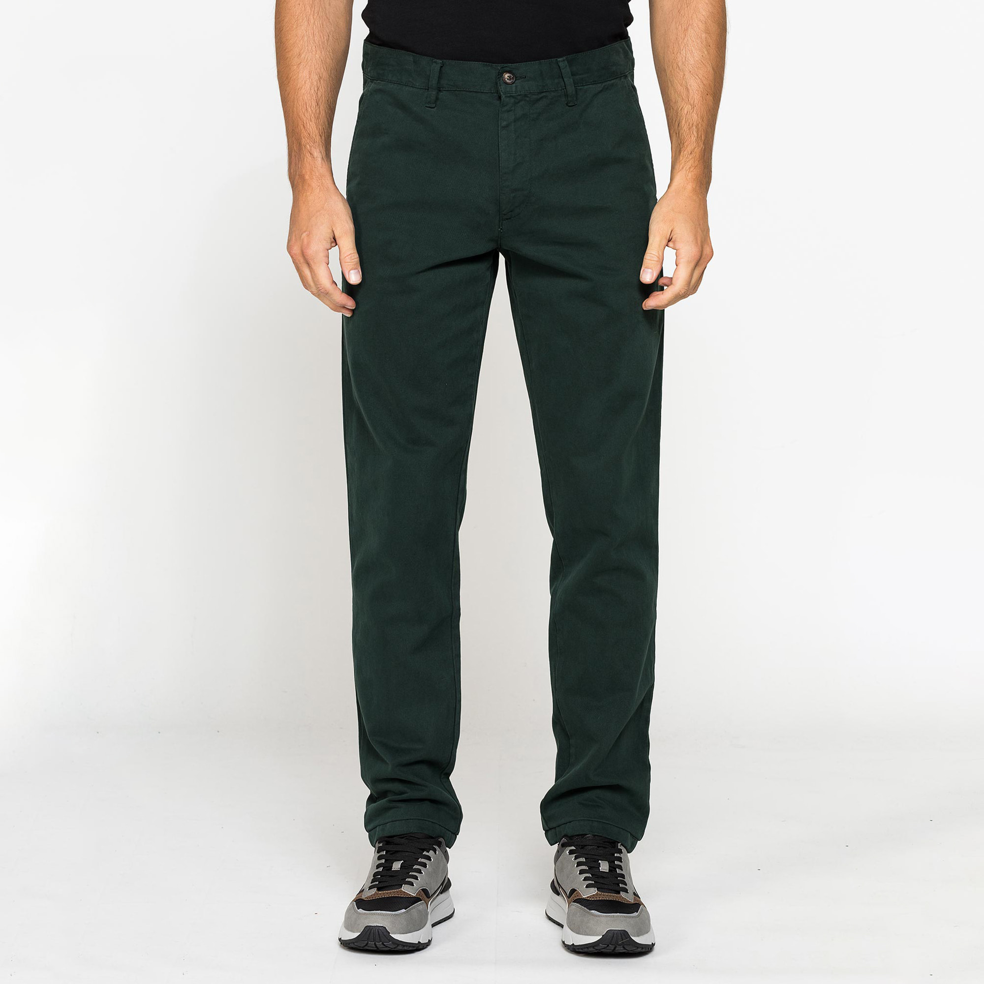 CHINO MOD. 610 REGULAR FIT IN GABARDINA PESANTE