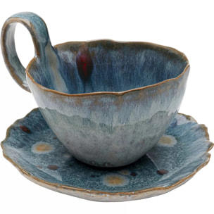 Tasses Mina bleues set de 6 Kare Design