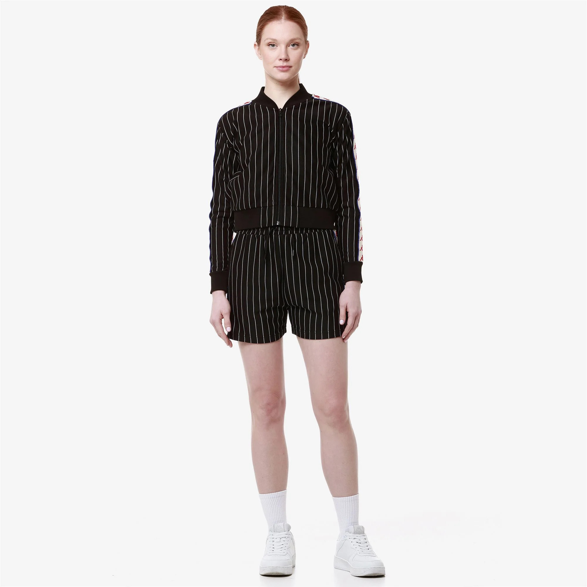 Kappa - Pantalones cortos Mujer Negro - 222 BANDA LORA