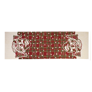 Runner Natalizio Minimal 40x140 cm Gobelin Jacquard