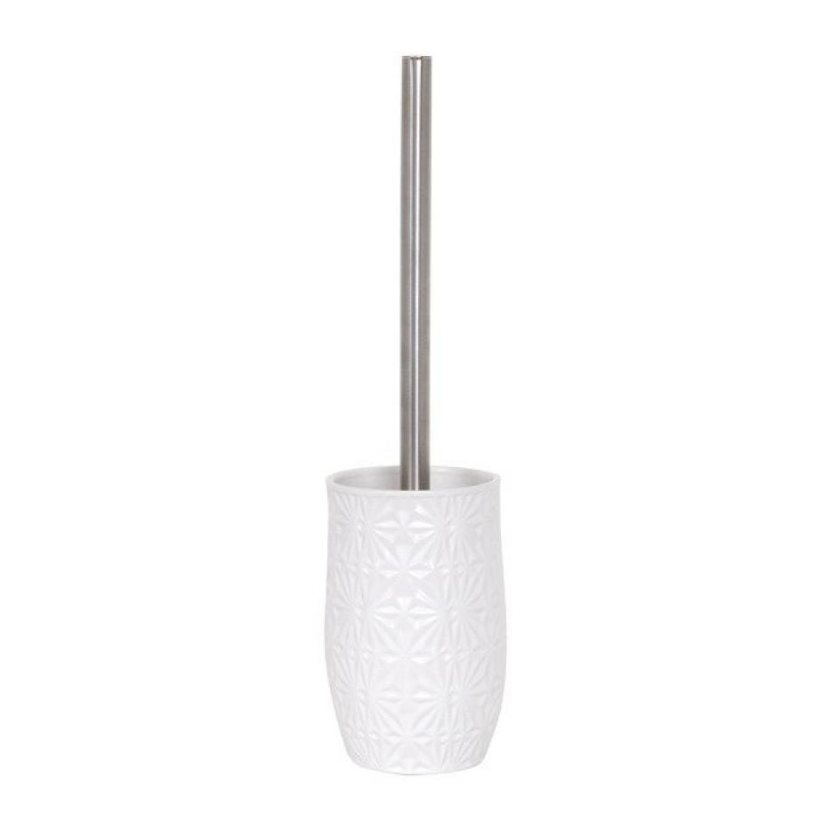 Brosse Wc avec support Céramique Venise Blanc MSV