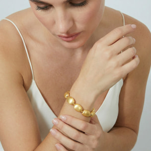 Pulsera Oga acabado oro amarillo 18k
