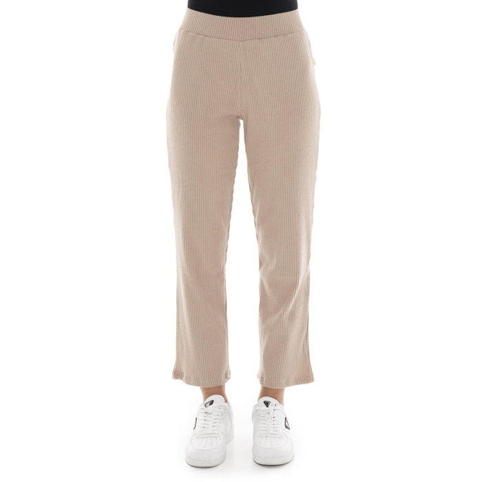 Pantalón palazzo mujer invierno 'relaxed' canalé