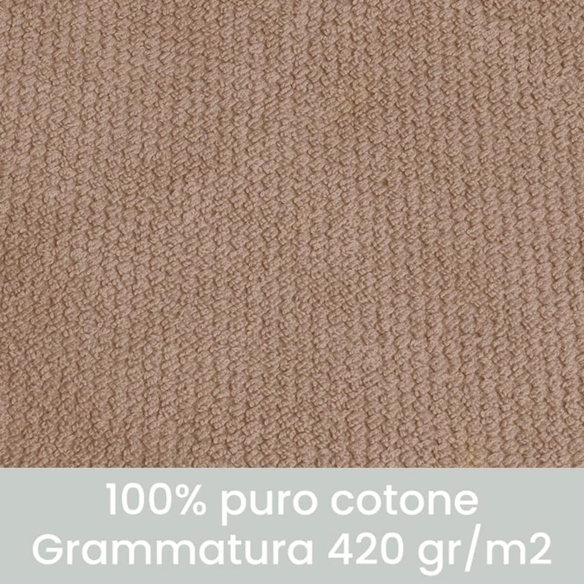 Accappatoio in spugna di cotone - SMOKE