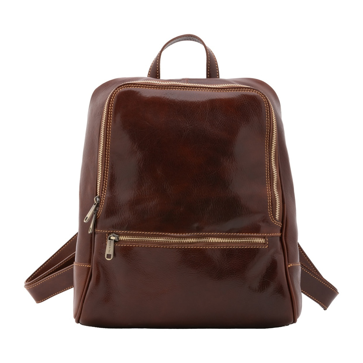 Borsa a spalla da donna - Modello Silvanae - Vera pelle - 30.0 x 36.0 x 12.0 cm