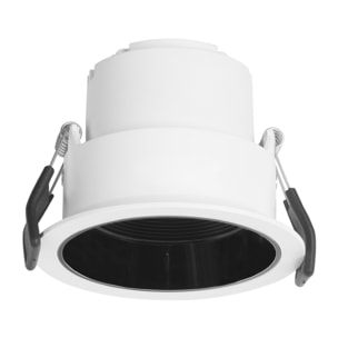 FORLIGHT Mode - Foco LED Empotrable de Techo de 8 |7cm de Diámetro. Downlight Ojo de Buey LED 5.4W Blanco Cálido 3000K. Para Ag