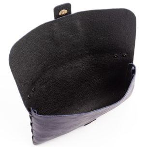 Borsa a tracolla da donna Arta. Vera pelle. Pelle scamosciata laccata lucida.