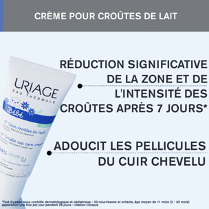Bébé - 1er Soin Croûtes de Lait - Apaise, Élimine Les Squames & Hydrate 40 ml