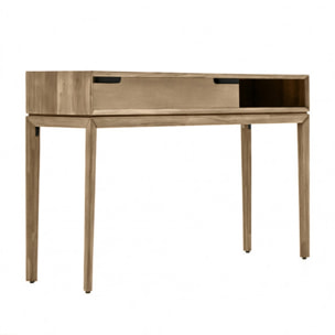 Console en bois d'acacia avec rangements - AMALFI