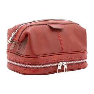 Pochette  unisex In Vera pelle Made in Italy 25x18x16 cm