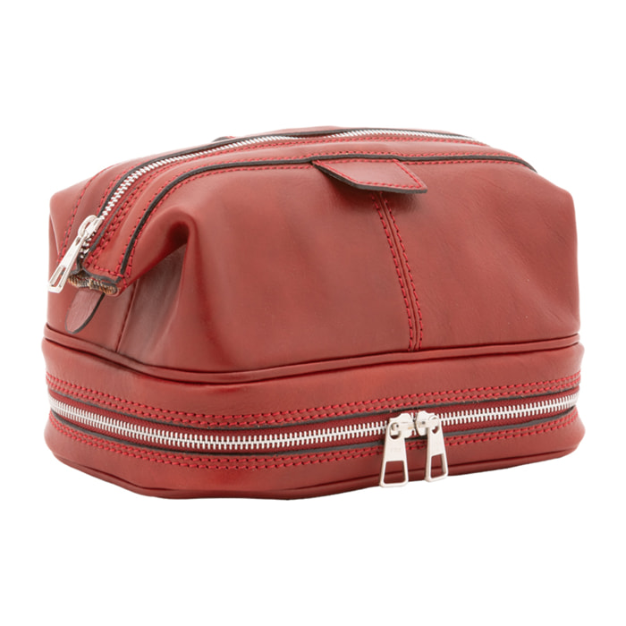Pochette  unisex In Vera pelle Made in Italy 25x18x16 cm