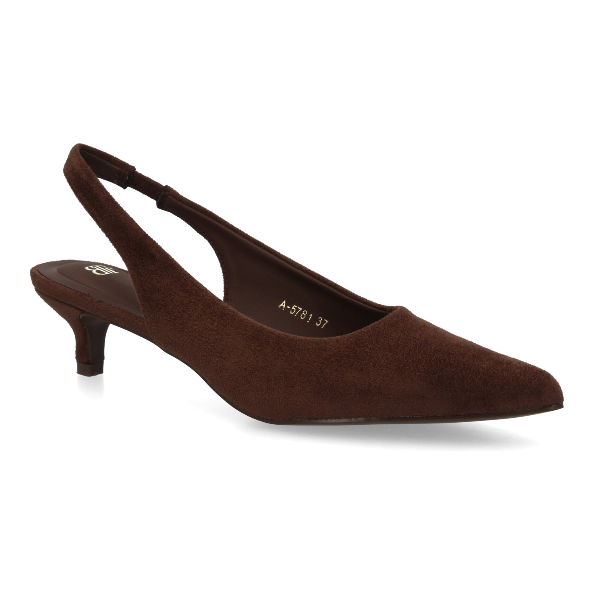Zapato mujer slingback tacón bajo elegante