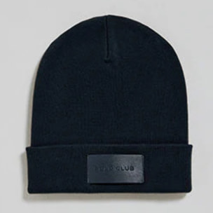 Cappellino Vito in lana blu marino con etichetta Polo Club