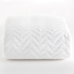COLCHA JACQUARD LAVENZA BLANCO