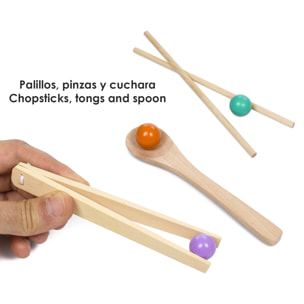 Tablero Montessori de madera para crear de mosaicos multicolor. Crea dibujos de forma libre o siguiendo los patrones.