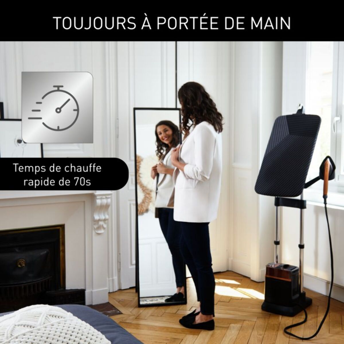 Défroisseur vapeur CALOR QT2020C0 Ixeo Power Tout-en-Un