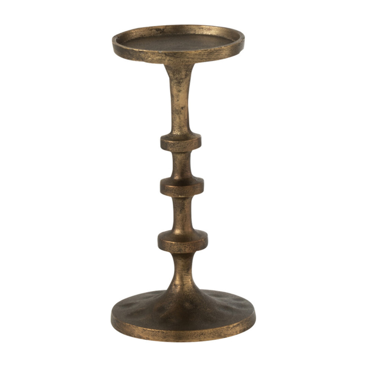 J-Line chandelier Luz - aluminium - bronze - large