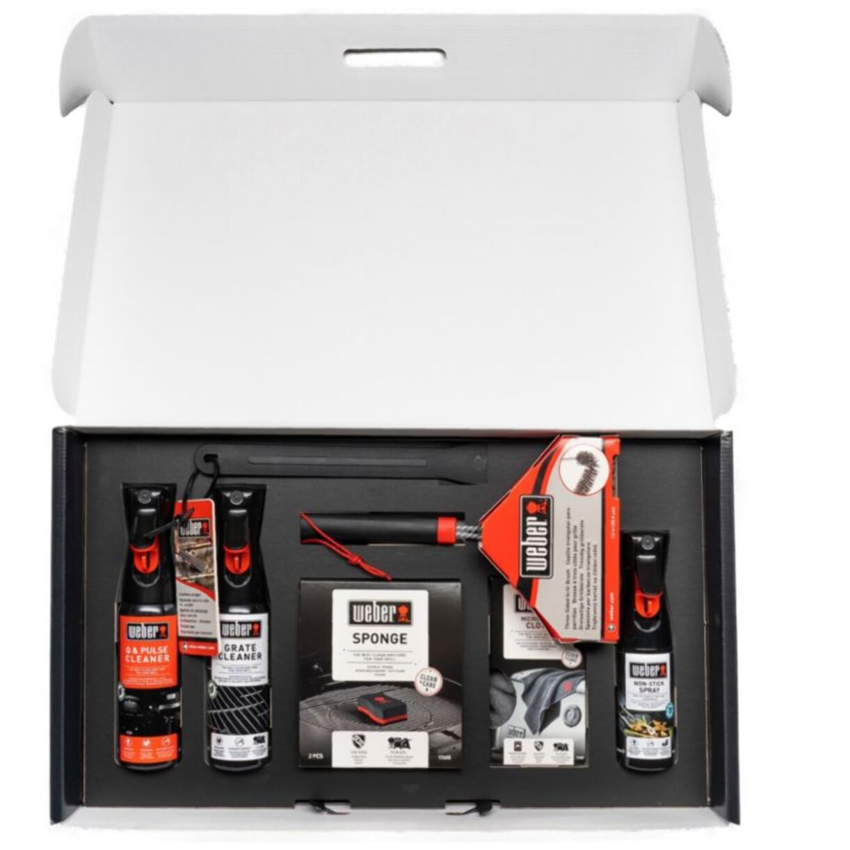 Nettoyant barbecue WEBER Kit de nettoyage bbq charbon emaill