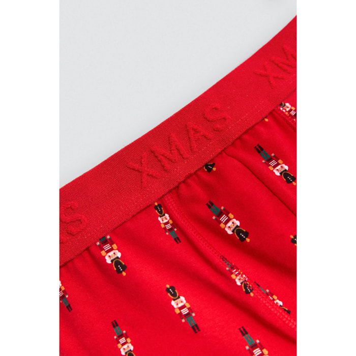 Disegno di Natale del pugile per bambini