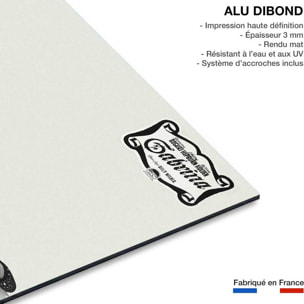 Tableau noir et blanc Photo de cinéma - Audrey Hepburn Tableau alu Dibond