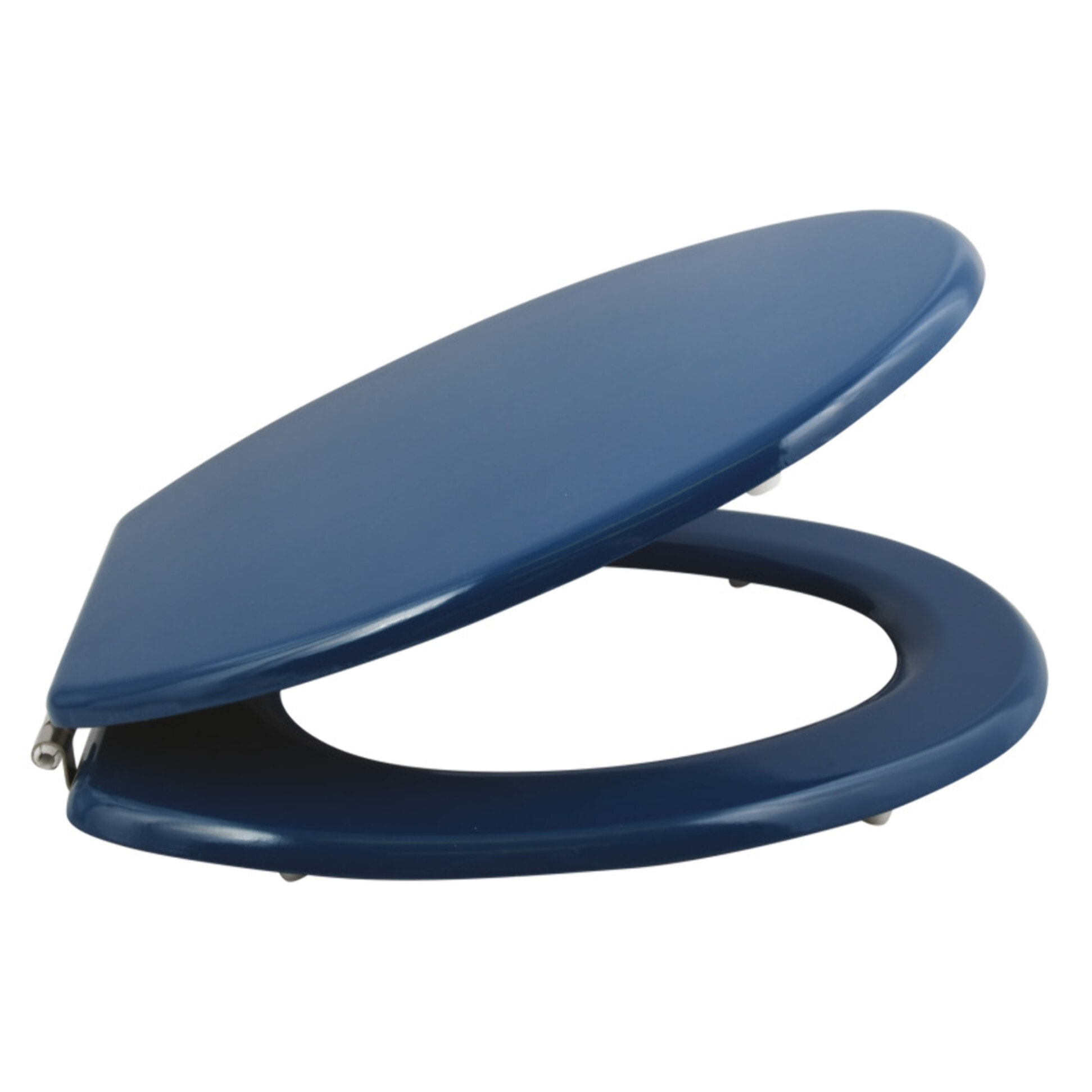 Abattant wc MDF CLEO Bleu Foncé - Charnières Inox MSV