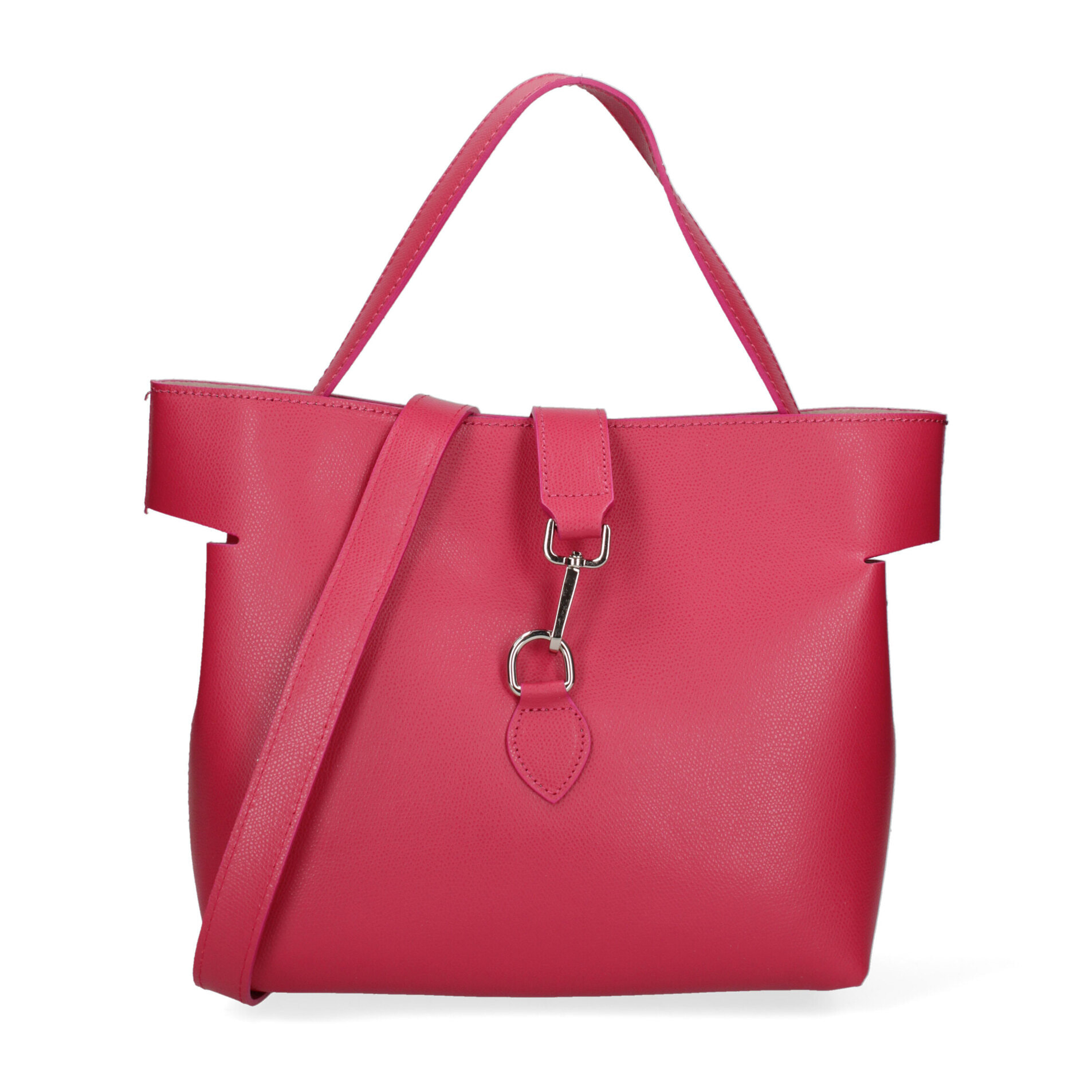 Borsa a mano da donna In Vera pelle Made in Italy 27x24x13 cm