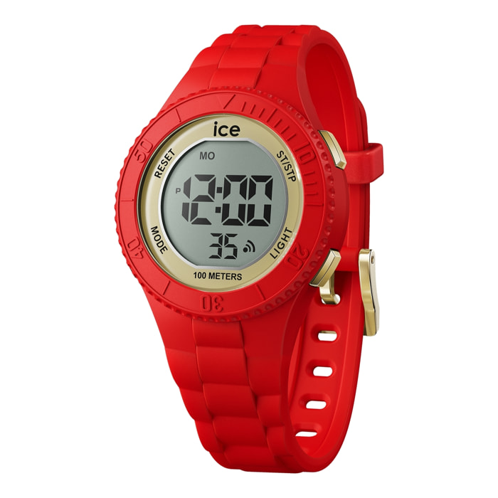 Reloj Ice 021620 Unisex Digital Cuarzo con Correa de Silicona