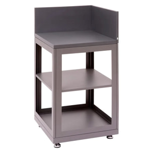 Module d'angle pour cuisine d'été Oxyana gris graphite