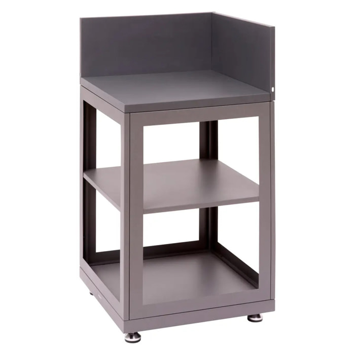 Module d'angle pour cuisine d'été Oxyana gris graphite