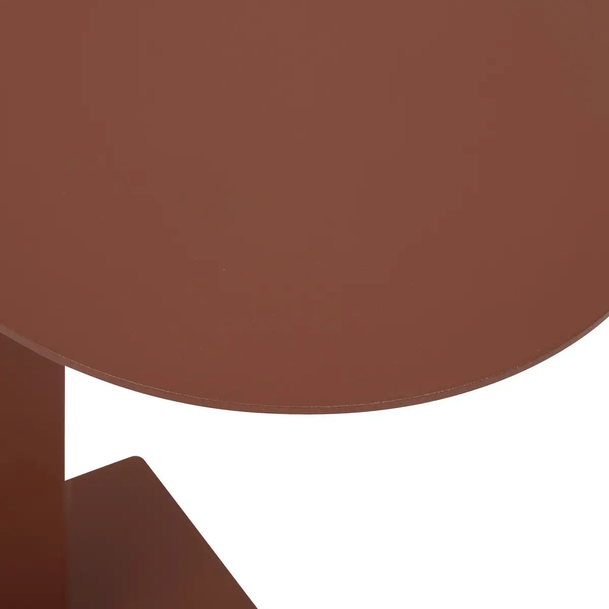 Table d'appoint de jardin Venuzia 50x30x50cm acajou