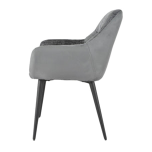 Chaise moelleuse avec accoudoirs - CASTA