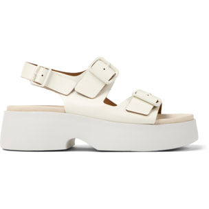 Sandalias - CAMPER Tasha - Blanco - Cuero liso