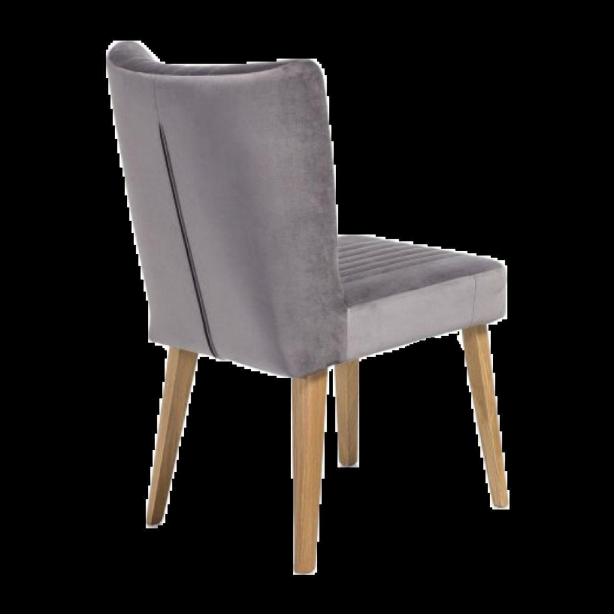 Lot de 2 chaises scandinave en velours - JAN