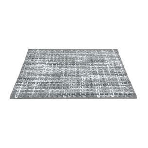 Tappeto Bagno Doccia Antiscivolo Super Assorbente Modello Plot Grigio