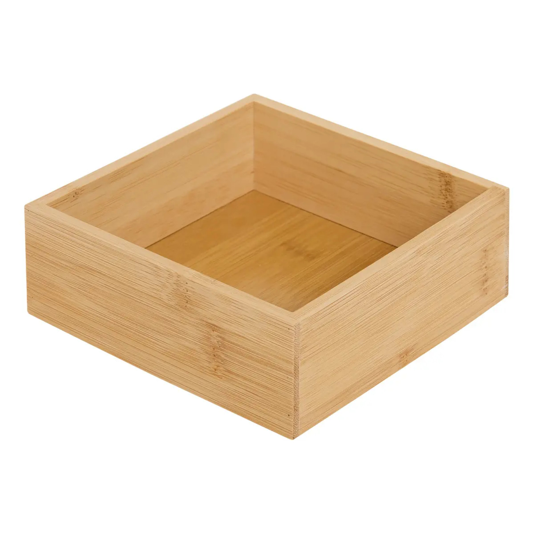 Organiseur Bambou L14,5/38,1cm beige 4 pièces