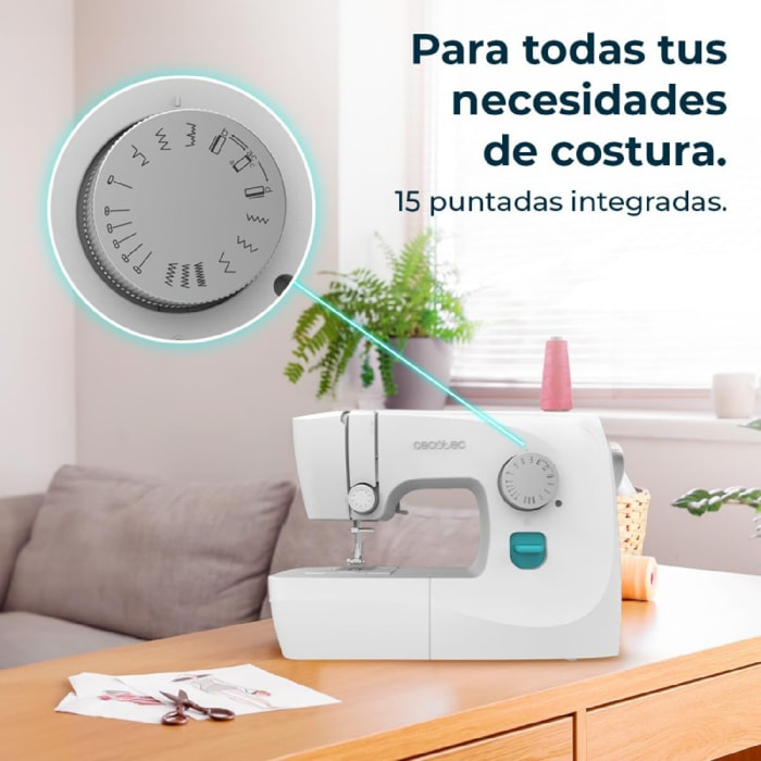 Cecotec Macchina da cucire BelleCouture 1500