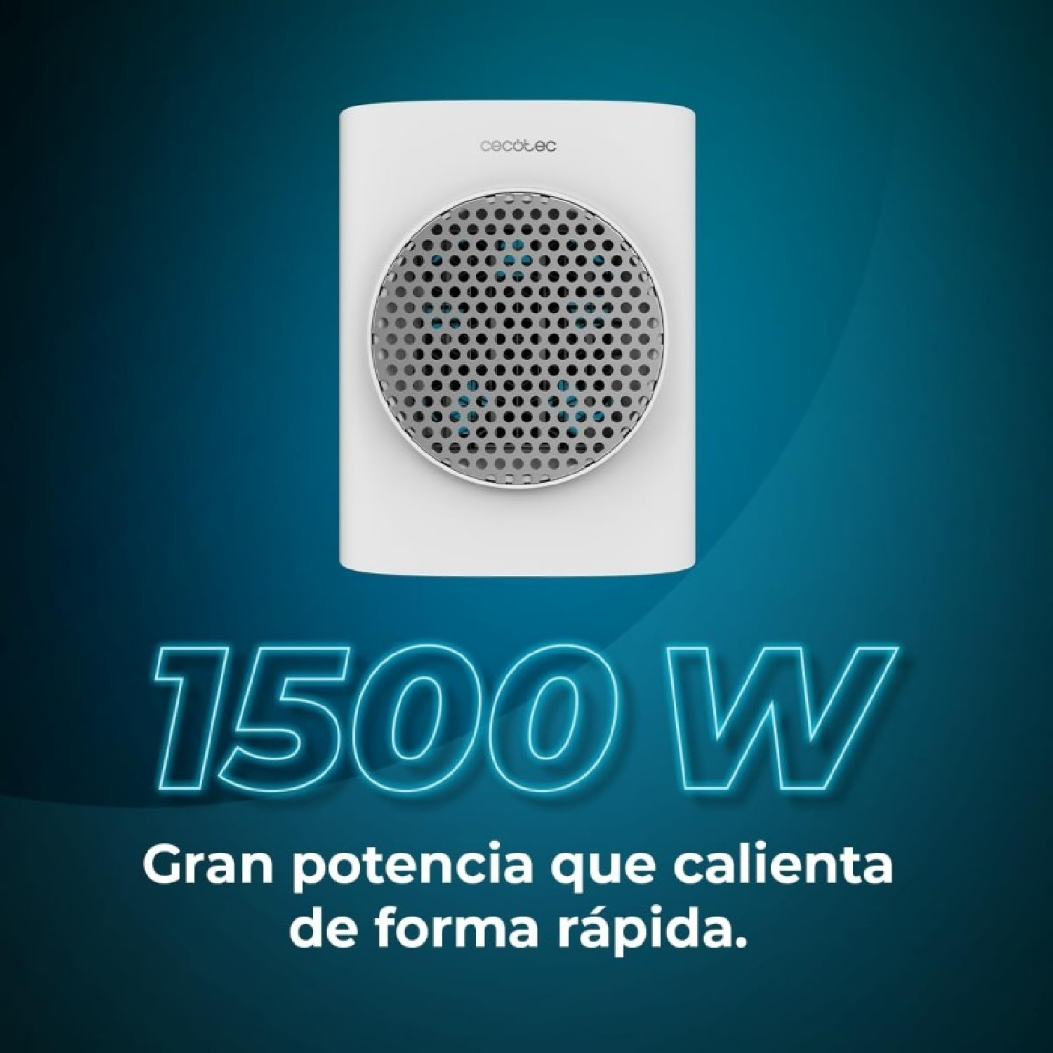 Calefactor cerámico ReadyWarm 1570 Max Ceramic Smart White de sobremesa con 1500