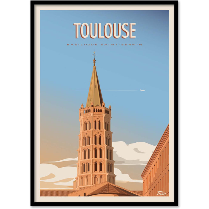 Affiche - Toulouse - TuroMemoriesStudio