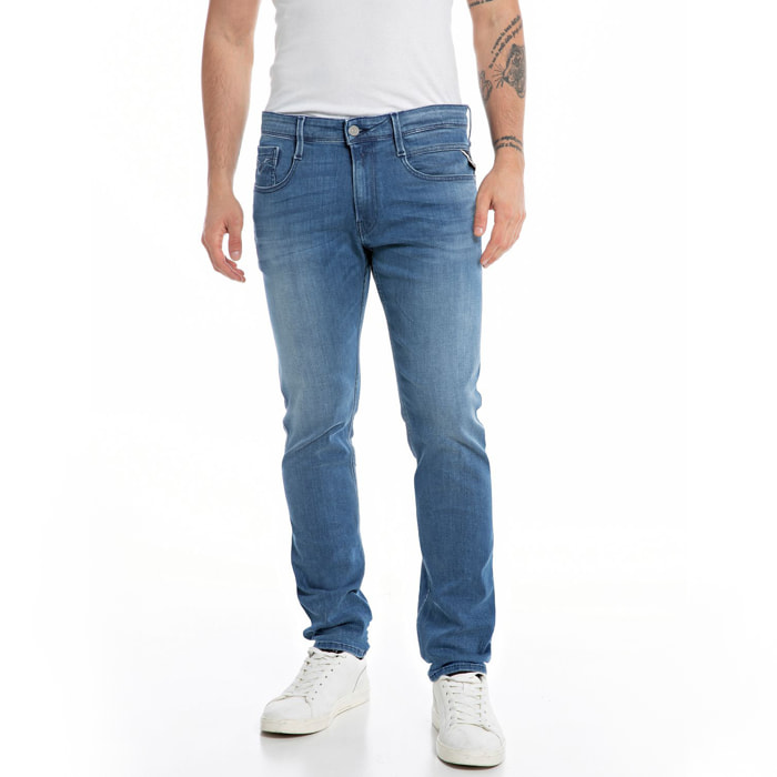 Jeans Rik - slim fit - cotone - blu denim scuro