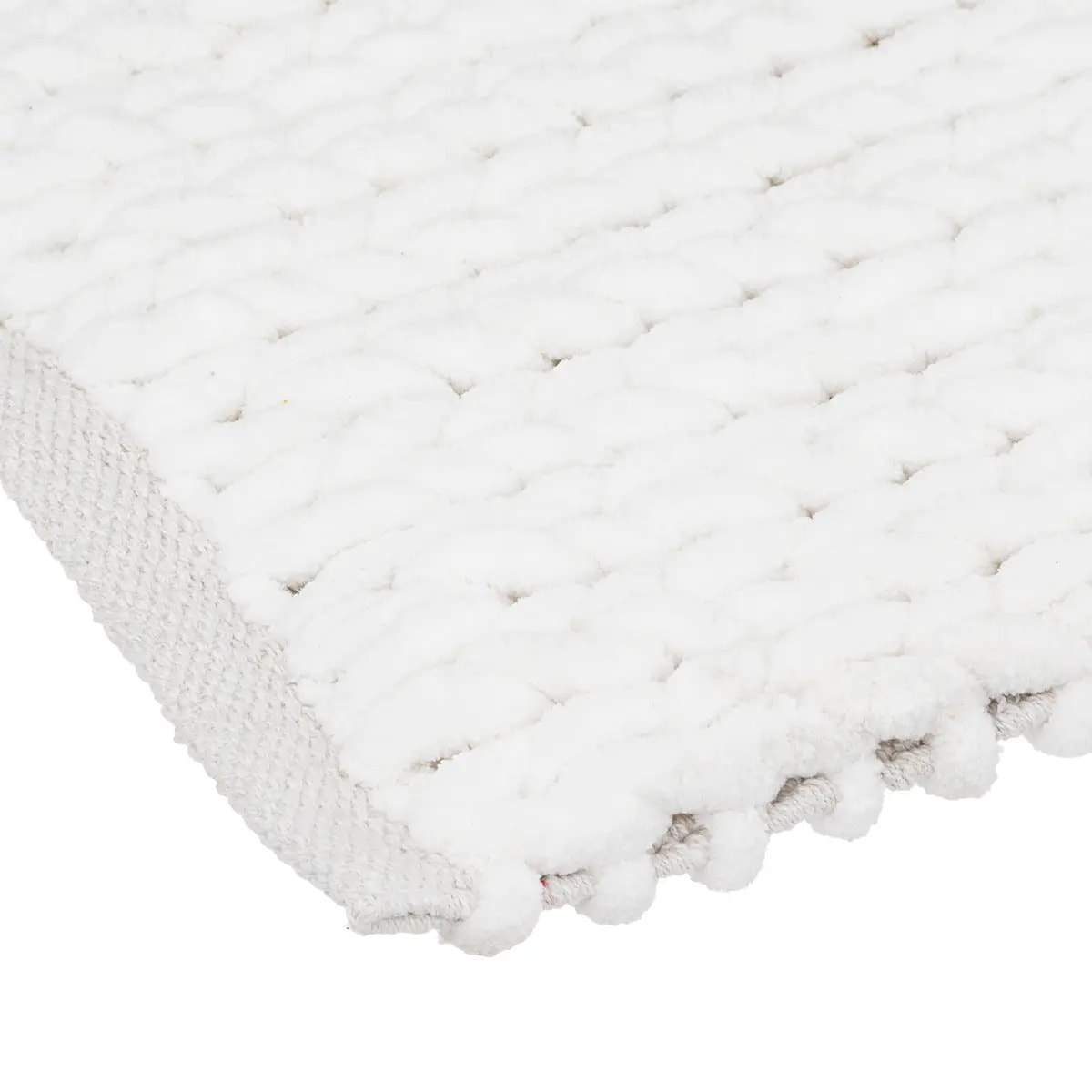 Tapis 120x50cm blanc