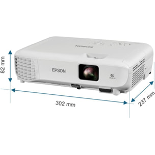 Vidéoprojecteur portable EPSON EB-W53 - WXGA HD Ready - 4000 lumens - 3LCD