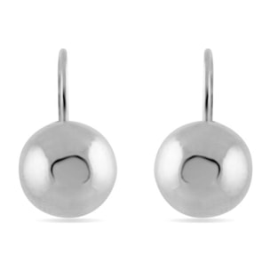 Pendientes Lux by Lux acabados en Rodio