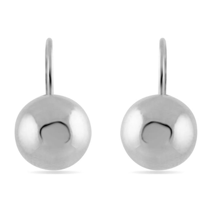 Pendientes Lux by Lux acabados en Rodio